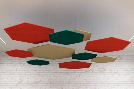 Nuvens acústicas: o segredo para ambientes mais silenciosos e agradáveis