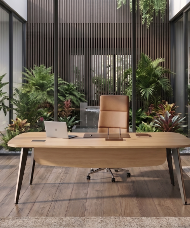Como o design orgânico chegou às salas de reunião e áreas colaborativa